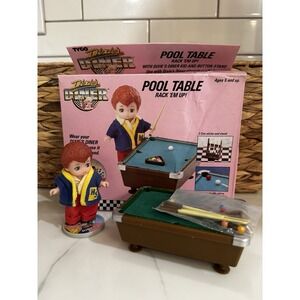 Vintage 1989 Tyco Dixie's Diner Pool‎ Table Set HTF